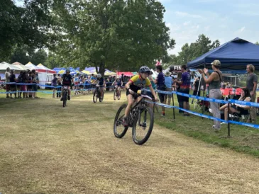 W.Va. Youths Compete on Mountain Bikes at Grand Vue Park